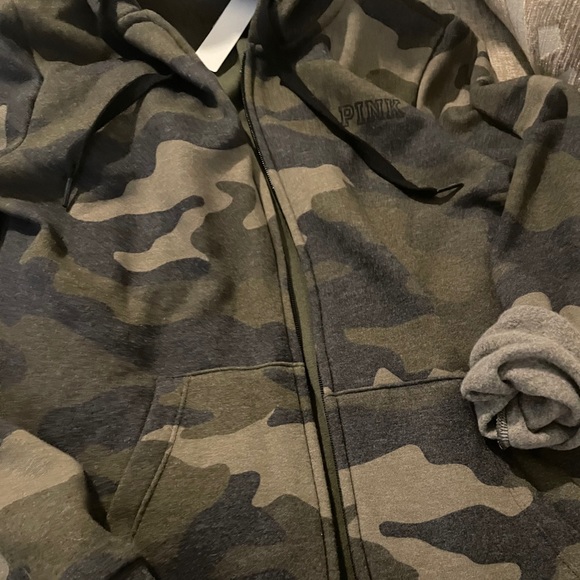 Vs Pink hoodie and pants set khaki and military - Picture 5 of 9